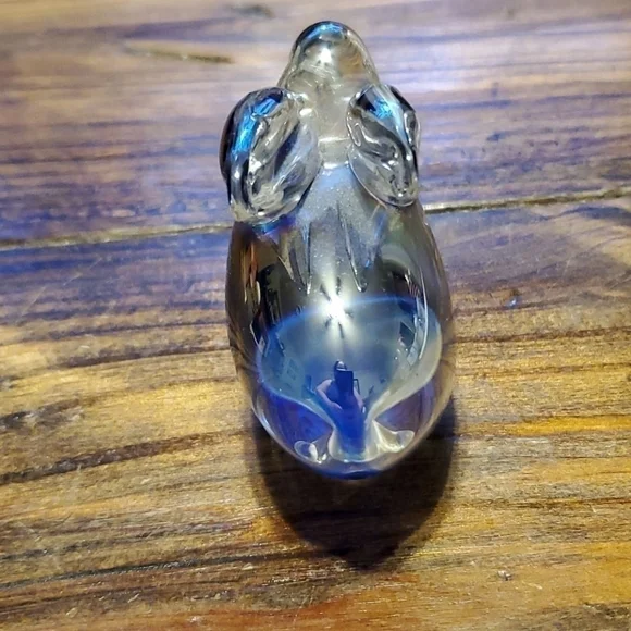 GLASS Rabbit Paperweight - Picture 4 of 5